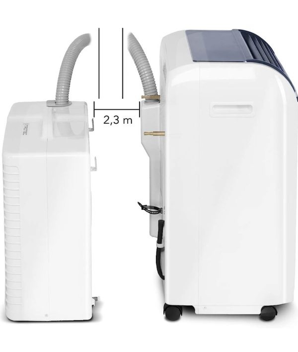 TROTEC Climatiseur split PAC 4600 Climatiseur avec 4,3 kW / 14.500 Btu/h adapté aux pièces jusqu'à 120 m³ Débit d'air max. de 550 m³/h