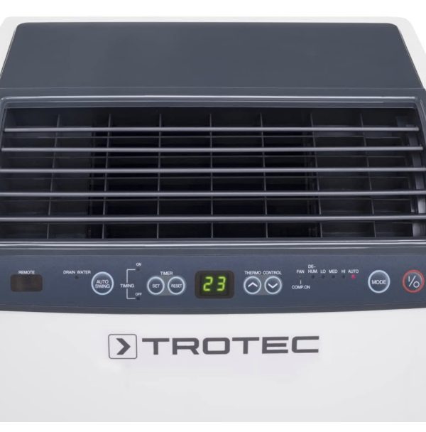 TROTEC Climatiseur split PAC 4600 Climatiseur avec 4,3 kW / 14.500 Btu/h adapté aux pièces jusqu'à 120 m³ Débit d'air max. de 550 m³/h
