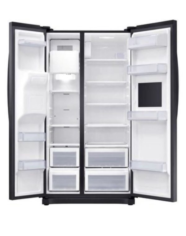 SAMSUNG RS50N3803BC - Réfrigérateur américain -501 L(357+144 L) -Froid ventilé --L Éco-énergétique