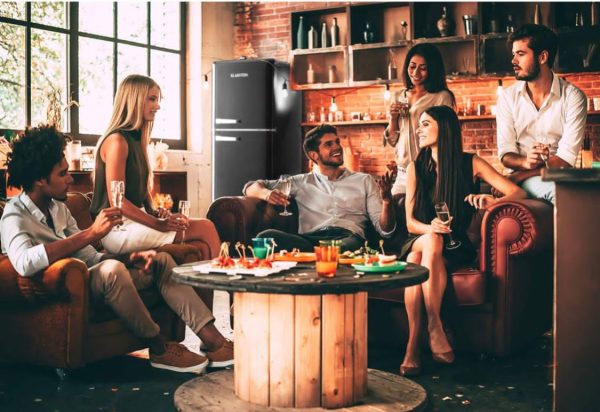 KLARSTEIN Audrey Retro - Frigo réfrigérateur Éco-énergétique