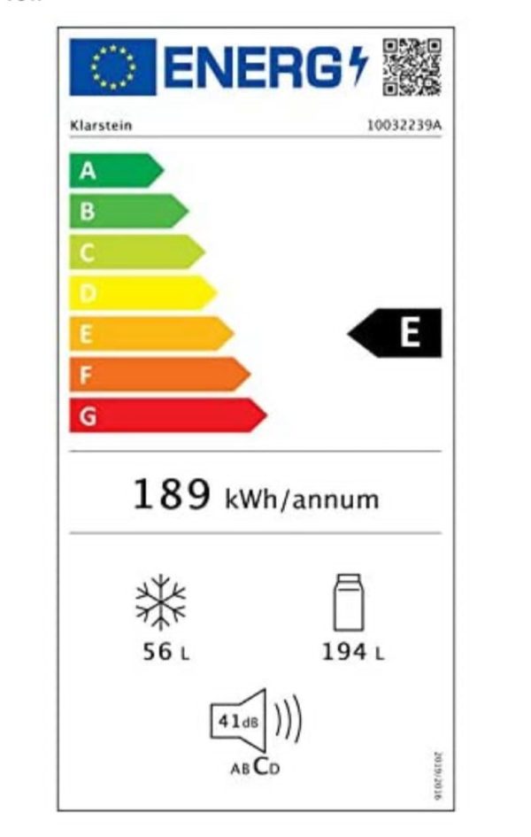 KLARSTEIN Audrey Retro - Frigo réfrigérateur Éco-énergétique