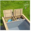 Piscine hors-sol , bois Pool'n box BWT MYPOOL ,rectangulaire x L 6.1 x l 2.37 x H
