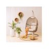 Fauteuil suspendu œuf de jardin brun Royan - Jardideco Design Moderne