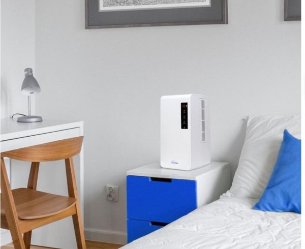 DÉSHUMIDIFICATEUR D'AIR POUR PETITE PIÈCES JUSQU'À 25 M², TRAITE L'HUMIDITÉ DE FAÇON LOCALISÉE Split