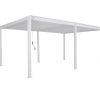 Pergola Evora grand modèle Blanche 6 x 3,6 m - Aluminium traité époxy