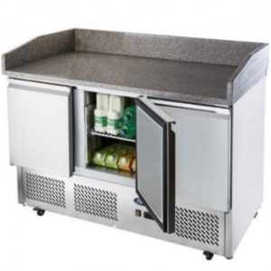 MEUBLE A PIZZAS GN1/1 - Profondeur 700 - 3 PORTES Design Moderne