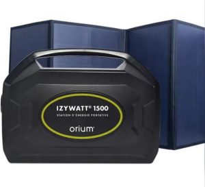 ORIUM - Pack station d'énergie IZYWATT 1500+ panneau 120W