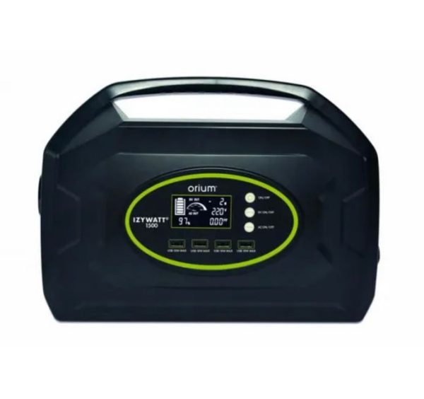 ORIUM - Pack station d'énergie IZYWATT 1500+ panneau 120W