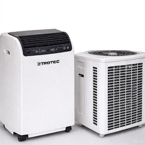 TROTEC Climatiseur split PAC 4600 Climatiseur avec 4,3 kW / 14.500 Btu/h adapté aux pièces jusqu'à 120 m³ Débit d'air max. de 550 m³/h