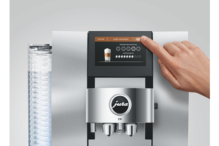 Expresso avec broyeur JURA Z10 ALUMINIUM WHITE