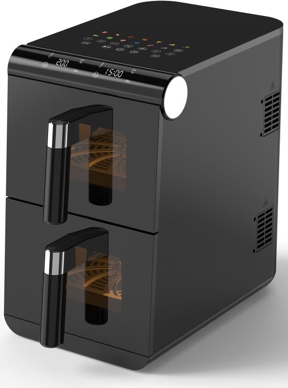 Friteuse-a-air-chaud-AF169-0f48c_800x800 Friteuse à air chaud PURELEC 11L 1700W 2 paniers 4 en 1 13 programmes - AF169