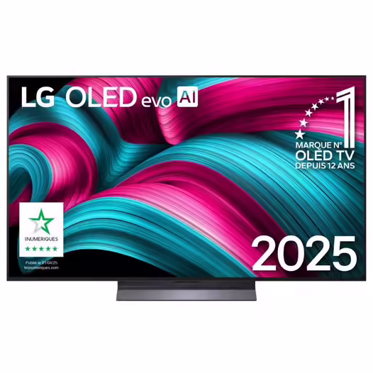 TV LG OLED evo C5 OLED55C54LA 139 cm 4K UHD 2025 2 LG OLED evo C5 OLED55C54LA – TV OLED 55 pouces (139 cm) 4K UHD – Modèle 2025