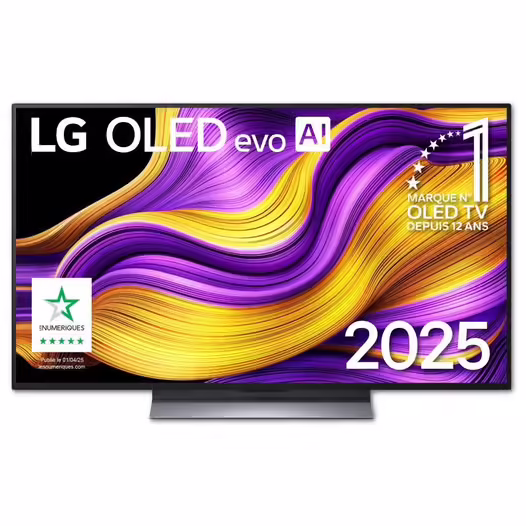 LG OLED evo G5 OLED65G54LW – TV LG OLED evo G5 65″ (165 cm) 4K UHD – Modèle 2025