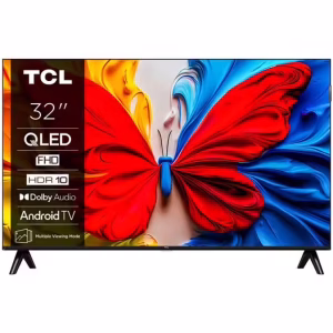 TV QLED TCL 32S59K – 80 cm (32″) Full HD avec design aluminium brossé