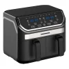 Friteuse Double à Air Chaud 8,5 L – 1700 W – Noire