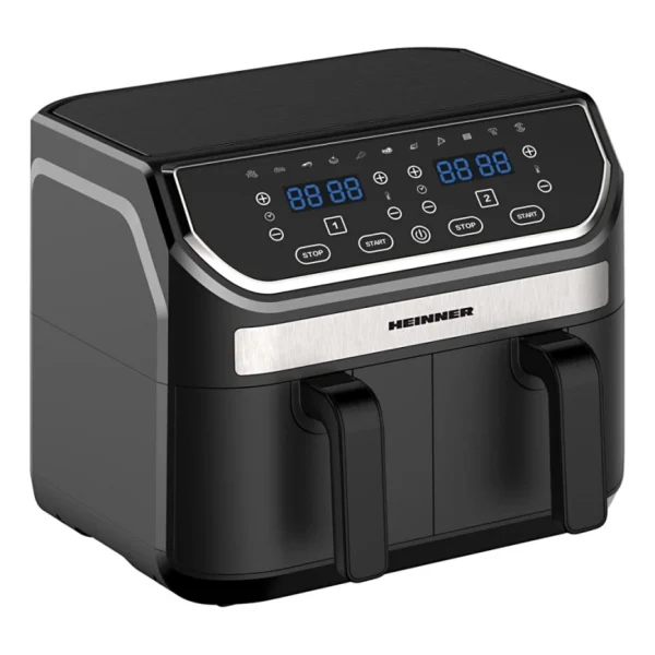 Friteuse Double à Air Chaud 8,5 L – 1700 W – Noire